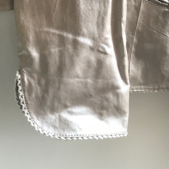 Guillaume Metallic Leather Jacket - Picture 4 of 5